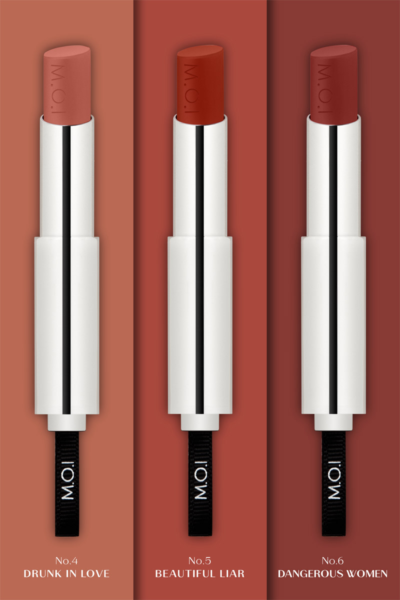 SET 3 TÔNG CAM SON THỎI LOVE M.O.I