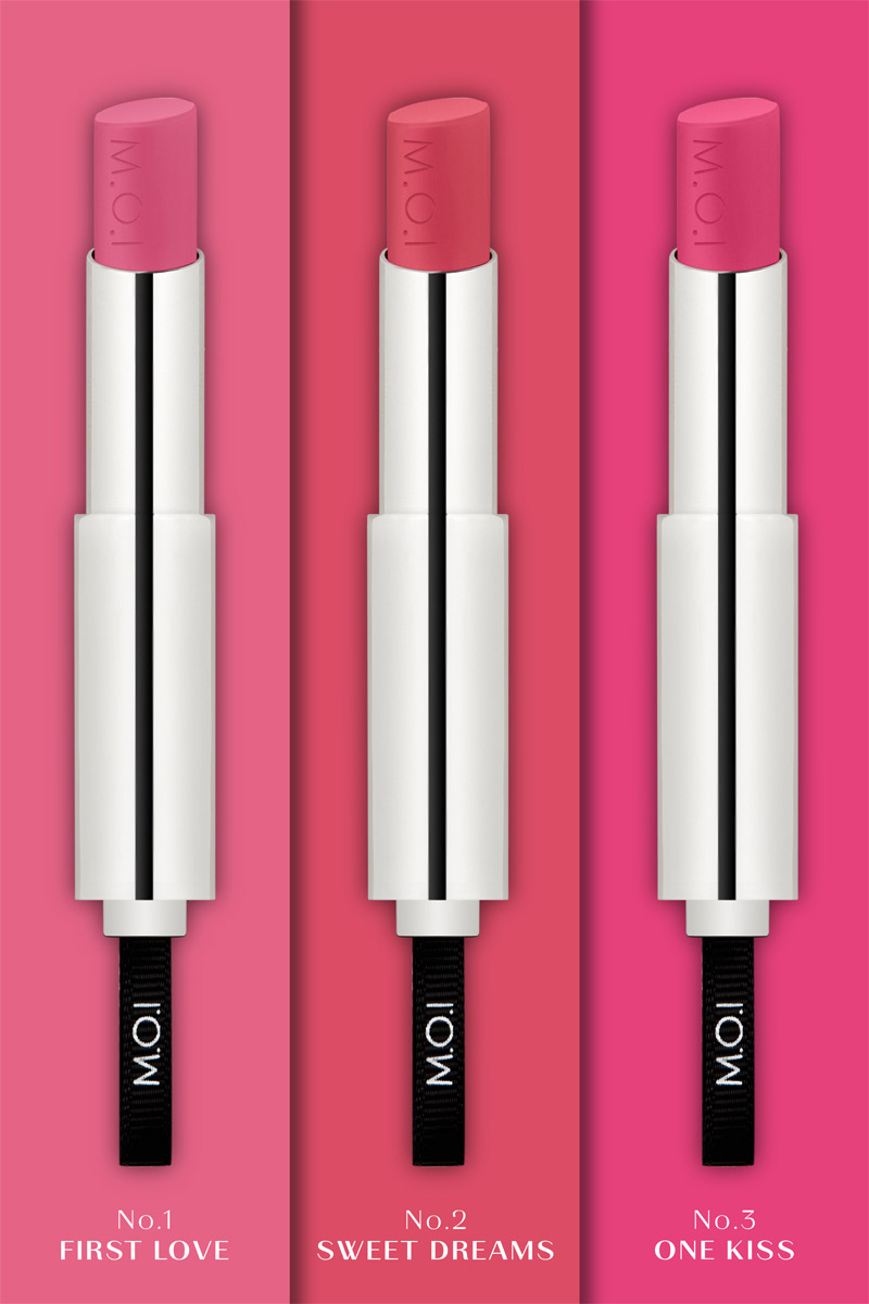 SET 3 TÔNG HỒNG SON THỎI LOVE M.O.I